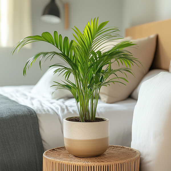 PLANT IN A BOX - Palmier areca - Set de 4 - Dypsis lutescens - Hauteur 30-45cm - ⌀12cm - large