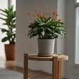 PLANT IN A BOX - Calathée - Set de 2 - Calathea crocata 'Tassmania' - Hauteur 40-50cm - ⌀14cm - vignette
