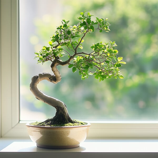 PLANT IN A BOX - Bonsaï - Zelkova serrata - Hauteur 20-25cm - ⌀15cm - large