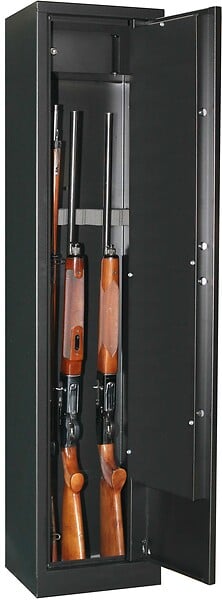 FORTIFY - Armoire 6 Fusils + Coffret Interne - Serrure À Clé - large