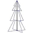 VIDAXL - vidaXL Arbre de Noël cône 160 LED d'intérieur/d'extérieur 78x120 cm - vignette