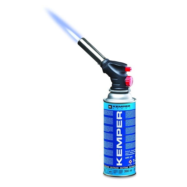 KEMPER - Chalumeau à gaz Multi-usages Soudure Brasage Cuisine + Cartouche de gaz butane 227gr KEMPER - large