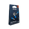 TIBELEC - Cosses à sertir rondes - Cuivre isolé PVC - Bleu - Diam.6,4mm - vignette