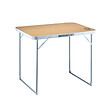 O'CAMP - Table de camping pliable 4 places - Forme valise - Dimensions : 80 x 60 x 70 cm - vignette