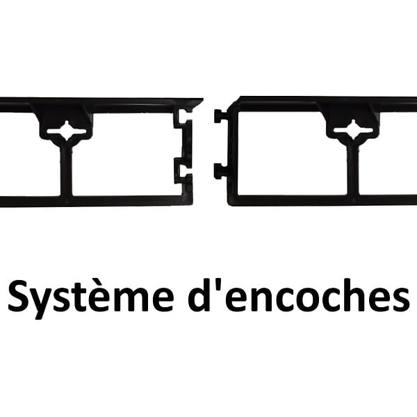 GT GARDEN - Bordure de jardin droite noire - 4,5 cm x 5 mètres avec 25 piquets d'ancrage - large