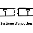GT GARDEN - Bordure de jardin droite noire - 5,8 cm x 10 mètres avec 50 piquets d'ancrage - vignette