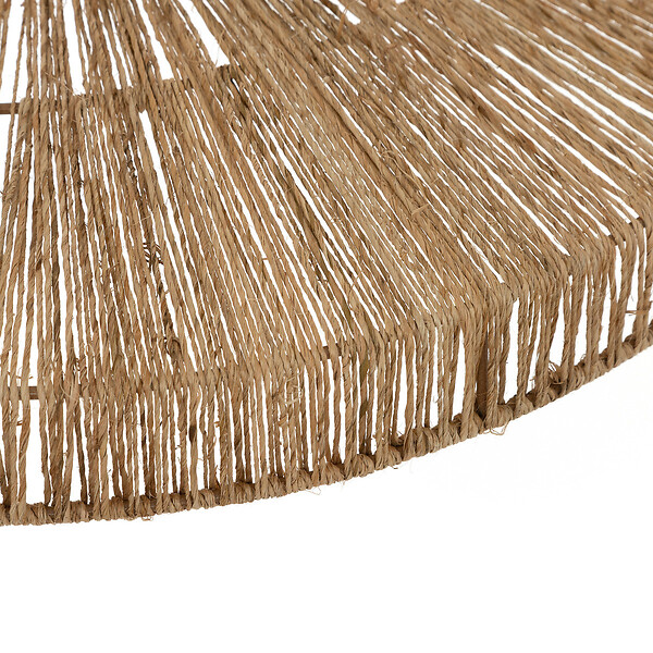 ATMOSPHERA - Luminaire Suspension en métal et jute Beige 58 cm - large