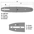 GT GARDEN - Guide 10 pouces (26 cm) pour tronçonneuse élagueuse 25 cm3 - vignette