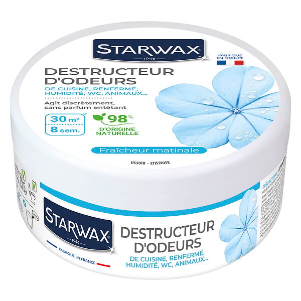 STARWAX - Destructeur d'odeurs fraicheur matinale 300g - large