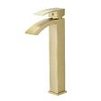 SANIVERRE - LERIO XL Robinet mitigeur haut bec cascade or brossé - Salle de bain - vignette