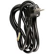 ZENITECH - Lot de 6 cordons d'alimentation avec prise 16A 3G1,5mm² 2m - Noir - Zenitech - vignette