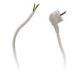 ZENITECH - Lot de 6 cordons d'alimentation avec prise 16A 3G1,5mm² 2m - Blanc - Zenitech - vignette