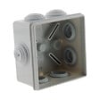 ZENITECH - Lot de 36 boîtes étanches carrées 80x80x40mm - Gris - Zenitech - vignette