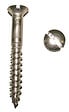COTEKA - 30 vis à bois tête fraisée fendue inox A4 3x16mm - vignette