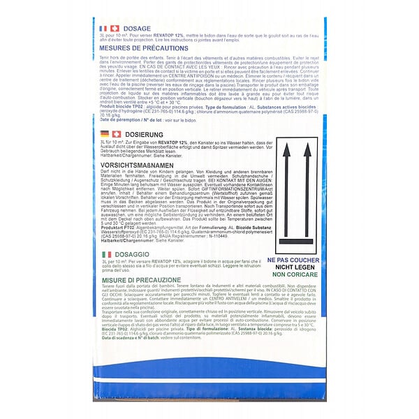 MAREVA - Lot de 2 Algicides MAREVA REVATOP 12 % - 5 L - 000124U - large