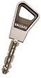 BRICARD - Mécanisme 3 points vertical fouillot sans bille blanc gauche - BRICARD - 1101002 - vignette
