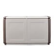 INTEC - Coffre de Rangement Extérieur 230L Malle de Jardin Beige/Taupe 96 x 53 x H57cm Poignées de transport INTEC - vignette