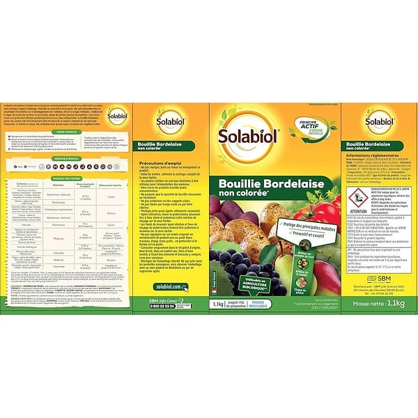 SOLABIOL - Bouillie bordelaise non colorée 1.1 kg - large
