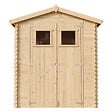 TIMBELA - TIMBELA M367+M367G Abri de jardin en bois I196xL136xH218 cm/ 1.98 m2 AVEC SOL TRAITÉ - vignette