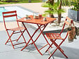 HESPERIDE - Table de jardin carrée Greensboro 70 x 70 cm Ambre - Hespéride - vignette