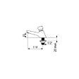DELABIE - Robinet de lavabo TEMPOSTOP avec système antiblocage 1/2'' - DELABIE - 745101 - vignette
