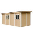 TIMBELA - Abri de Jardin Qualité Premium 11,47 m² - H231x248x530 cm - Sans plancher e  paroi latérale - Timbela M940B-HARVEST HONEY - vignette