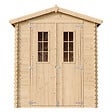 TIMBELA - Abri de jardin en bois AVEC SOL TRAITÉ - Stockage extérieur I196xL136xH218 cm/ 1.98 m2 - TIMBELA M367C+M367G - vignette