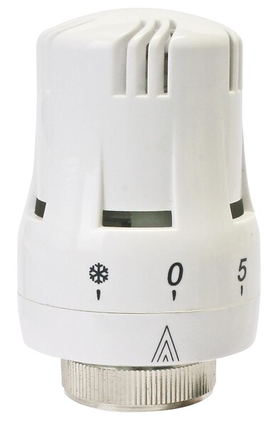 CENTRALE BRICO - Thermostat et récepteur rectangle métal pour radiateur de chauffage central - large