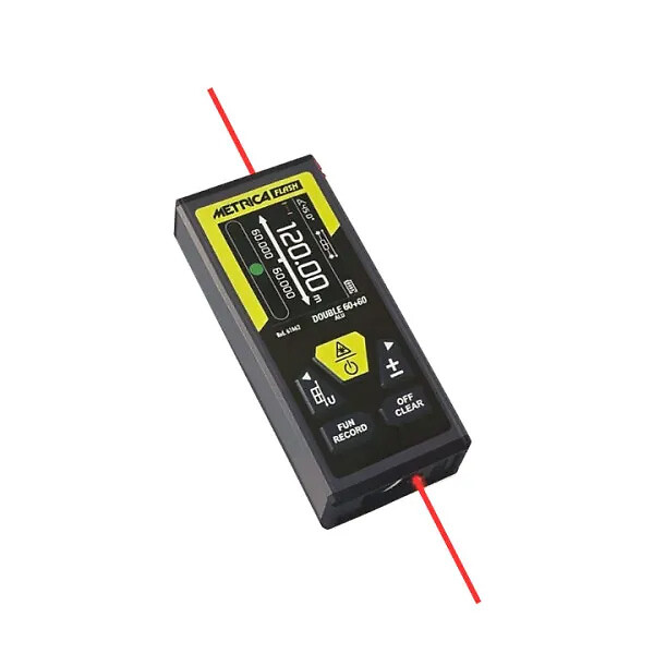 METRICA - Télémètre Double Alu 60 + 60 m - METRICA - 61662 - large