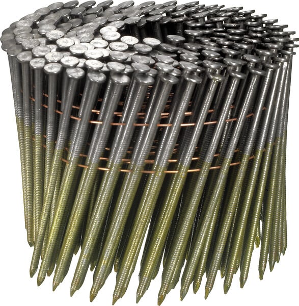 SENCO - Boite de 4050 clous rouleau Plat 3.1X90mm  Annelé Clair SE - large