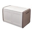 INTEC - Coffre de Rangement Extérieur 230L Malle de Jardin Beige/Taupe 96 x 53 x H57cm Poignées de transport INTEC - vignette