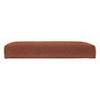 ATMOSPHERA - 2 en 1 Pouf pliant et coffre de rangement Velours Ambre 38 x 38 cm - vignette