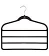 5 FIVE SIMPLY SMART - Lot de 2 Cintres 4 pantalons avec revêtement anti glisse en feutrine - vignette