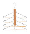 5 FIVE SIMPLY SMART - Cintre 4 chemises/pantalons & 2 positions possibles dans le dressing en Bois et Métal - vignette