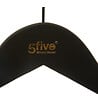 5 FIVE SIMPLY SMART - Lot de 3 Cintres Noirs en Bois avec revêtement Soft touch anti glisse - vignette