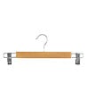 5 FIVE SIMPLY SMART - Lot de 3 Cintres pinces en Bois et Métal - vignette