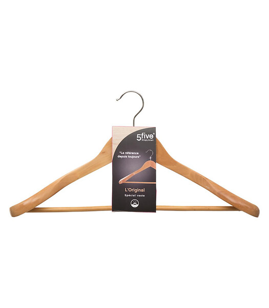 5 FIVE SIMPLY SMART - Cintre en Bois pour Veste - large
