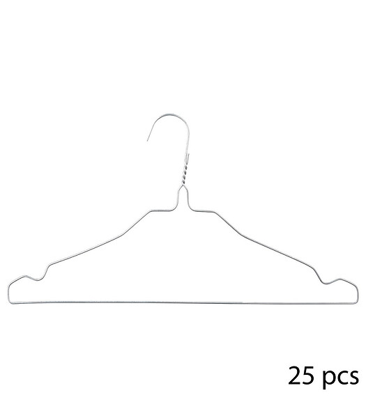 5 FIVE SIMPLY SMART - Lot de 25 Cintres en Métal - large