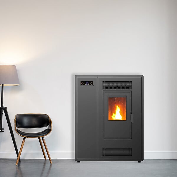 SANNOVER - Poêle à granulés Air Slim Astral 12,2 kW Noir Sannover - large