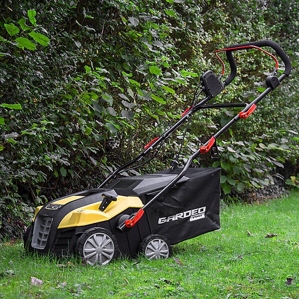 GARDEO PRO - Scarificateur emousseur electrique 1800W - 40cm - large