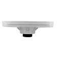 NICOLL - Receveur siphonné Nicoll REL 40x40cm PVC gris clair avec adaptateur - vignette