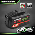 CONSTRUCTOR - Batterie Lithium max 20V - 4Ah - vignette