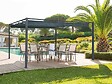 HESPERIDE - Tonnelle de jardin en aluminium ardoise Palmeira 4 x 3 m - Hespéride - vignette