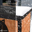 VOUNOT - Maison pour Chat en bois avec toit bitumé et entrée en forme d'oreilles de chat - vignette