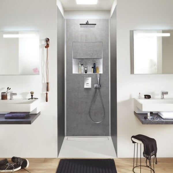 JACOB DELAFON - Colonne de douche encastrée thermostatique Modulo - large
