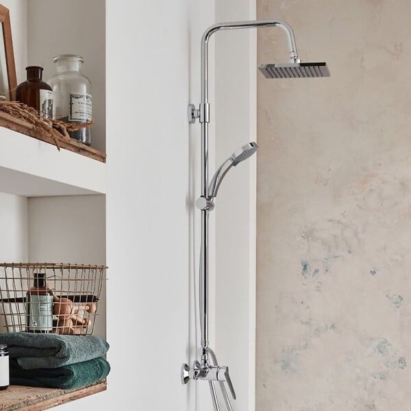JACOB DELAFON - Colonne de douche Colette mécanique 4 jets chrome - large