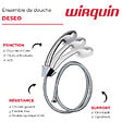 WIRQUIN - Ensemble de douche WIRQUIN Trio Deseo - vignette