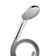 DURAVIT - Pommeau de douche 3 jets Universal avec curseur chromé + flexible de douche - vignette