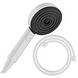 HANSGROHE - Pommeau de douche Pulsify Select EcoSmart 105 3 jets Relaxation + flexible de douche Designflex 160 cm blanc mat - vignette