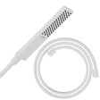 HANSGROHE - Pommeau de douche Pulsify E 100 EcoSmart blanc mat + flexible de douche Designflex 160 cm blanc mat - vignette